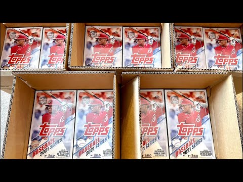 *FIVE* CASES OF 2021 TOPPS SERIES 1 HOBBY!