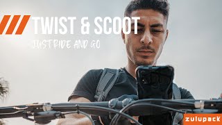 Fixation Smartphone sur Velov à Lyon.   Le Twist & Scoot de ZULUPACK®