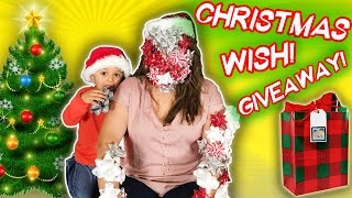 🎄🎄ANOTHER HUGE GIVEAWAY! DINGLEHOPPERZ GRANT YOUR WISH!! BOW FACE CHALLENGE! MOMS SKIN PEELS OFF?!