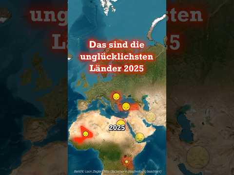 Warum sind diese Länder so unglücklich?😭
