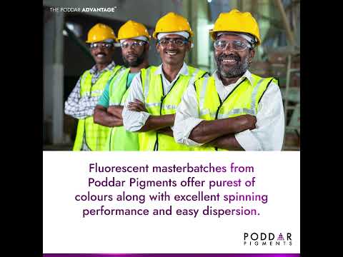 Fluorescent masterbatches by poddar pigments limited