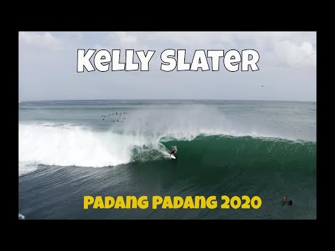 Kelly Slater in Padang Padang 2020 Big September Swell