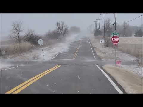 Wind - Blowing Snow, NW Oklahoma City