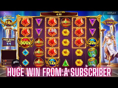Huge Gate of Olympus Win from a Subscriber