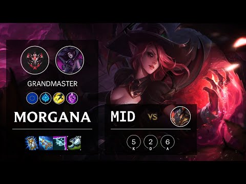 Morgana Mid vs Twisted Fate - EUW Grandmaster Patch 10.13