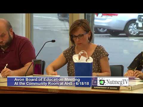 Avon Board of Education 6-18-18