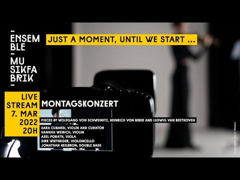 Montagskonzert Livestream - March 7th, 2022