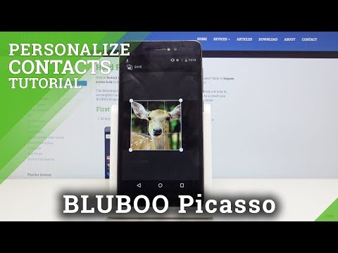 How to Personalize Contact Profile in BLUBOO Picasso - Add Photo to Contact