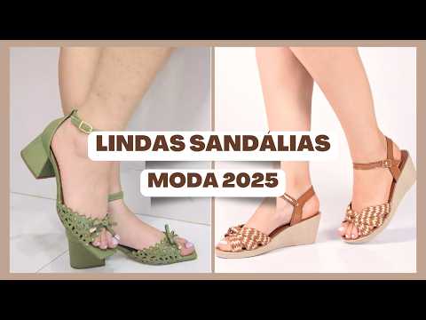 SANDÁLIAS de MODA 2025 - Tendências de Calçados Femininos