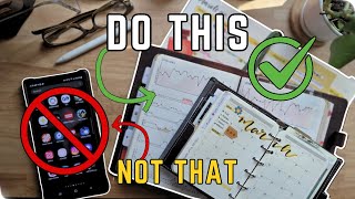 How I Use My Planner to Stop Doom-Scrolling & Be More Present ✨