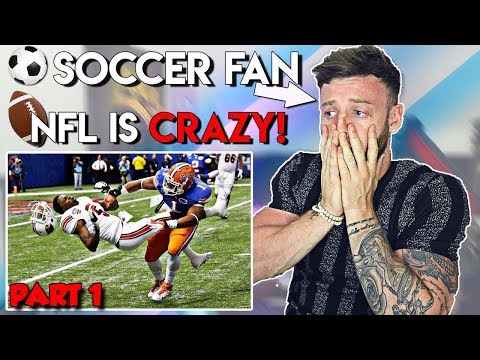 SOCCER PLAYER Reacts to BIGGEST NFL Tackles  |  FIRST TIME REACTION