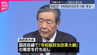 【自民党が党大会】「令和版政治改革大綱」の策定を打ち出す
