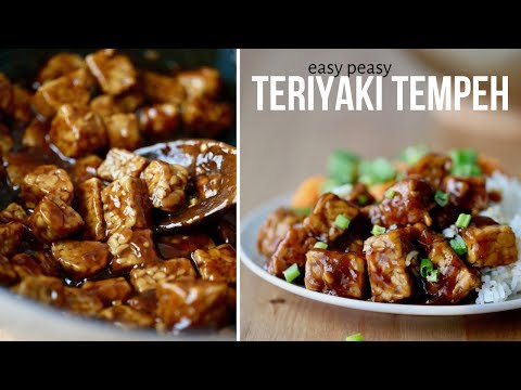 Insanely Easy Teriyaki Tempeh Recipe! (packed with protein & flavor)