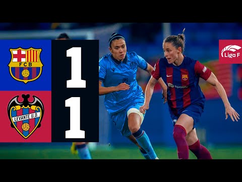 LIGA F | FC BARCELONA 1 vs 1 LEVANTE 🔵🔴