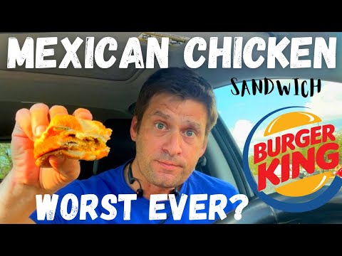 Burger King Mexican Chicken Sandwich FULL REVIEW