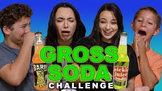 Gross Soda Challenge - Merrell Twins with Cousins