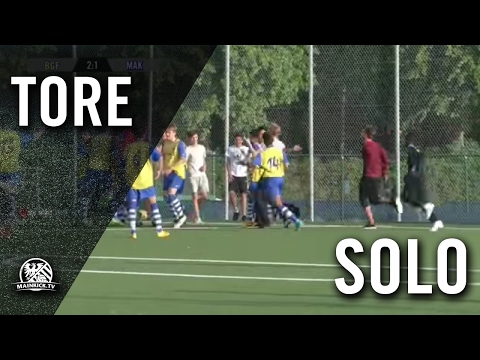 Tor durch starke Einzelaktion von Christopher Skoczny (SV Blau-Gelb Frankfurt, U17 B-Junioren)