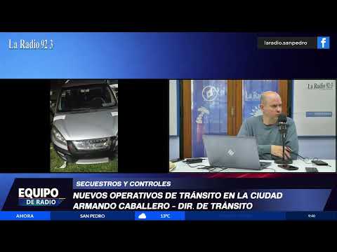 Operativos de tránsito el fin de semana