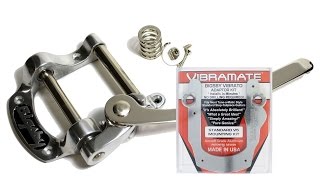 Video thumbnail for Bigsby B5 Vibrato & V5 Vibramate Tailpiece by The STRATosphere
