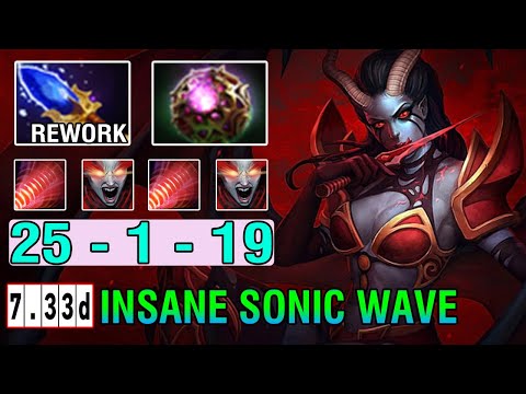 New Imba [Queen Of Pain] Mid Aghanim's Scepter + Octarine Core So Pain SHADOW STRIKE Ez 25Kill Dota2