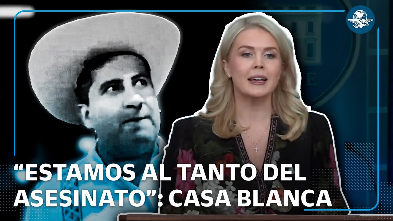 Casa Blanca condena “violencia política”, tras asesinato de Carlos Manzo en Uruapan