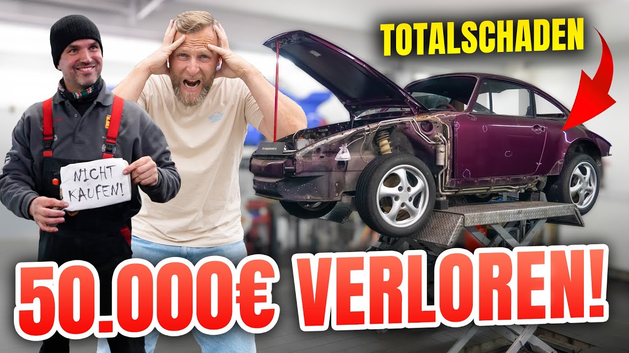 Diagnosis: TOTAL LOSS❗️Porsche EXPERTS advise against repair❗️Can the 911 964 still be saved❓
