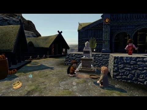 LEGO Lord of the Rings 100% Overworld Guide #2 - Edoras (All Collectibles)