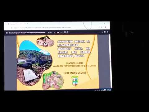 informe del alcalde de san manuel chaparron jalapa