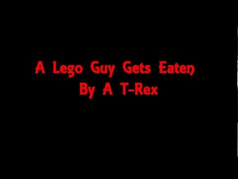 A Lego Guy Gets Eaten By A T-Rex