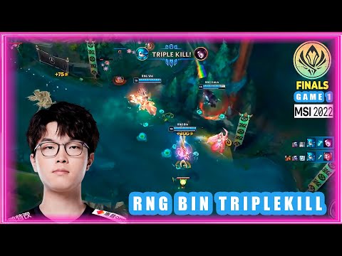 RNG Bin Triple vs T1 [RNG vs T1 MSI 2022 Final]
