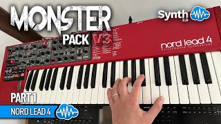 Video thumbnail for MONSTER PACK V3 (64 new sounds) | NORD LEAD 4 - RACK | SOUND BANK | PT.1 by Synth Cloud