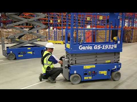 Genie Electric Scissor Lifts: Product Demo Safety Devices
