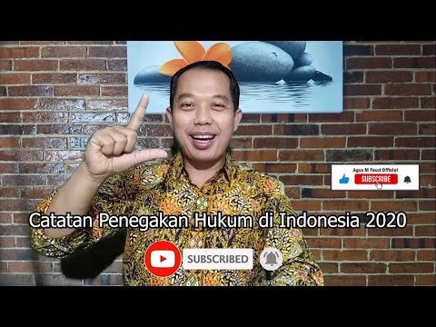 Catatan Penegakan Hukum di Indonesia 2020
