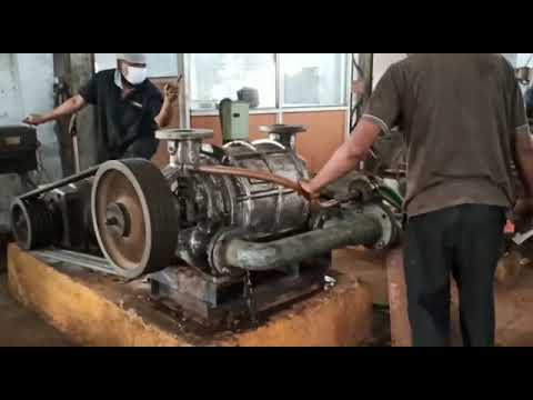 PRE TESTING TRIAL RUN OF PREMIER PV 20 LIQUID RING VACUUM PUMP EQUIVALENT TO NASH CL 700