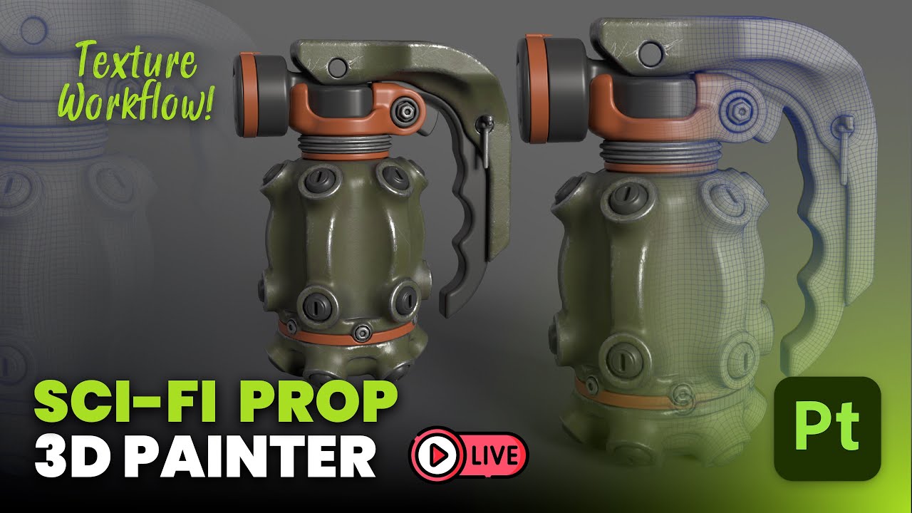 Sci-fi Prop with Substance 3D Modeler (Part 3)