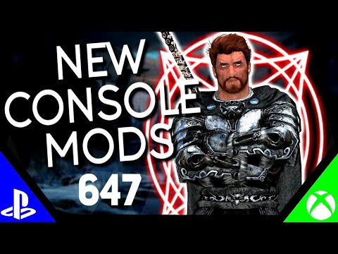 Skyrim Special Edition: ▶️5 BRAND NEW CONSOLE MODS◀️ #647 (PS4/XB1)