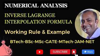 Download the video "Inverse Lagrange formula | Interpolation Formula For Unequal Intervals | Numerical Methods |"
