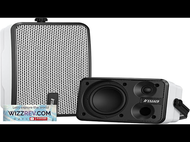Vídeo relacionado con Inwa Altavoz Bluetooth Exterior, Potente Sistema de Sonido, Impermeable IPX5 Altavoces, 250W, (2 Unidades Sync Speaker & Adaptador AC/DC, 1 Control Remoto, RMS 25W)
