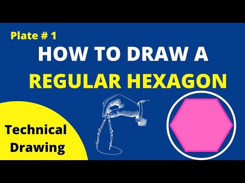 How to Draw a Regular Hexagon Inscribed in a Circle