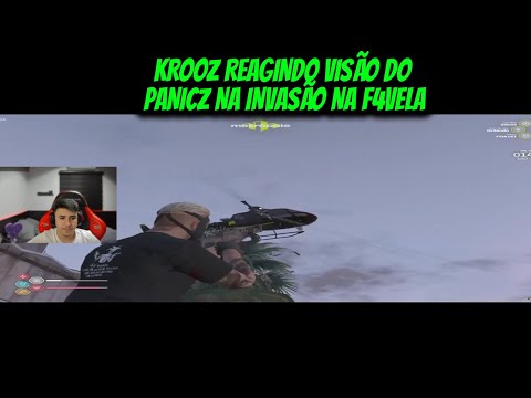 KROOZ REAGINDO VISÃO DO PANICZ NA INVASÃO NA F4VELA