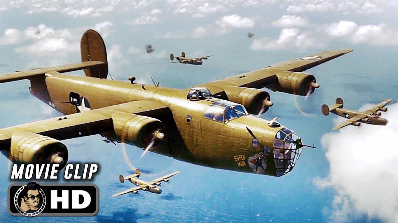 US Bombardier Vs Japanese Aircraft - Dogfight Scene | UNBROKEN (2014) Movie CLIP HD