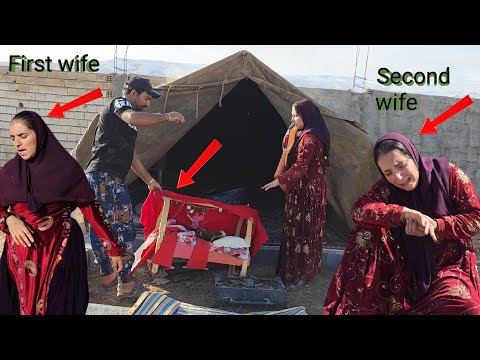 When a husband separates his second wife from his life and the first wife's