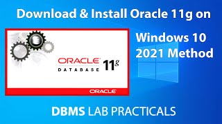 How to install oracle 11g on windows 10 | Easy installation method