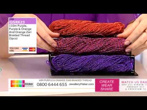 How to Make Beaded Jewellery: JewelleryMaker LIVE 14/08/2015