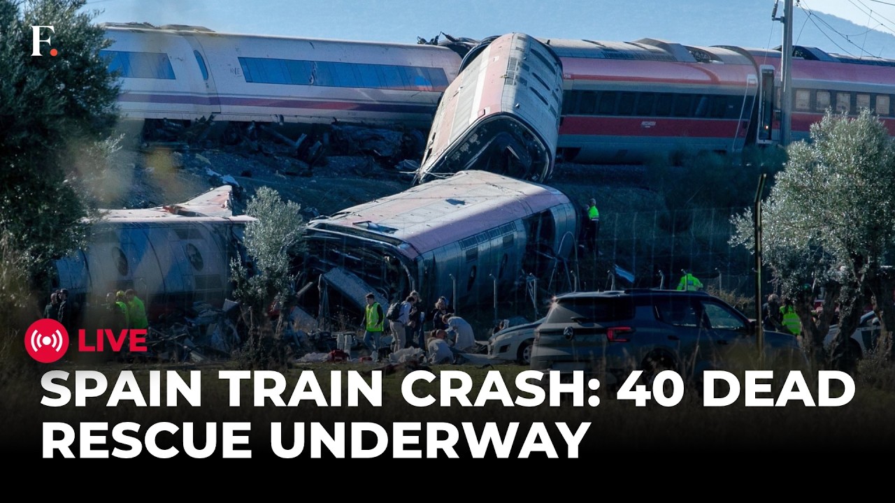 Spain Train Crash LIVE: Two High Speed Collide in Spain, 40 Dead | Rescue Operation Underway