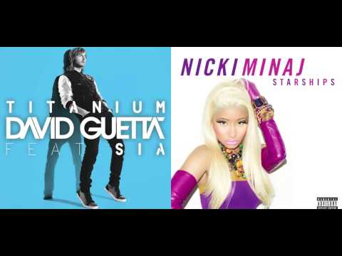 David Guetta Vs Nicki Minaj - Titanium Starships [DJ Spoiltkid Mash Up]