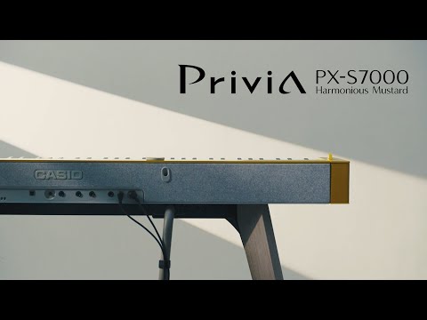 Casio Privia PX-S7000 88-Key Digital Piano (Harmonious Mustard) with Morphing AiR Sound Source