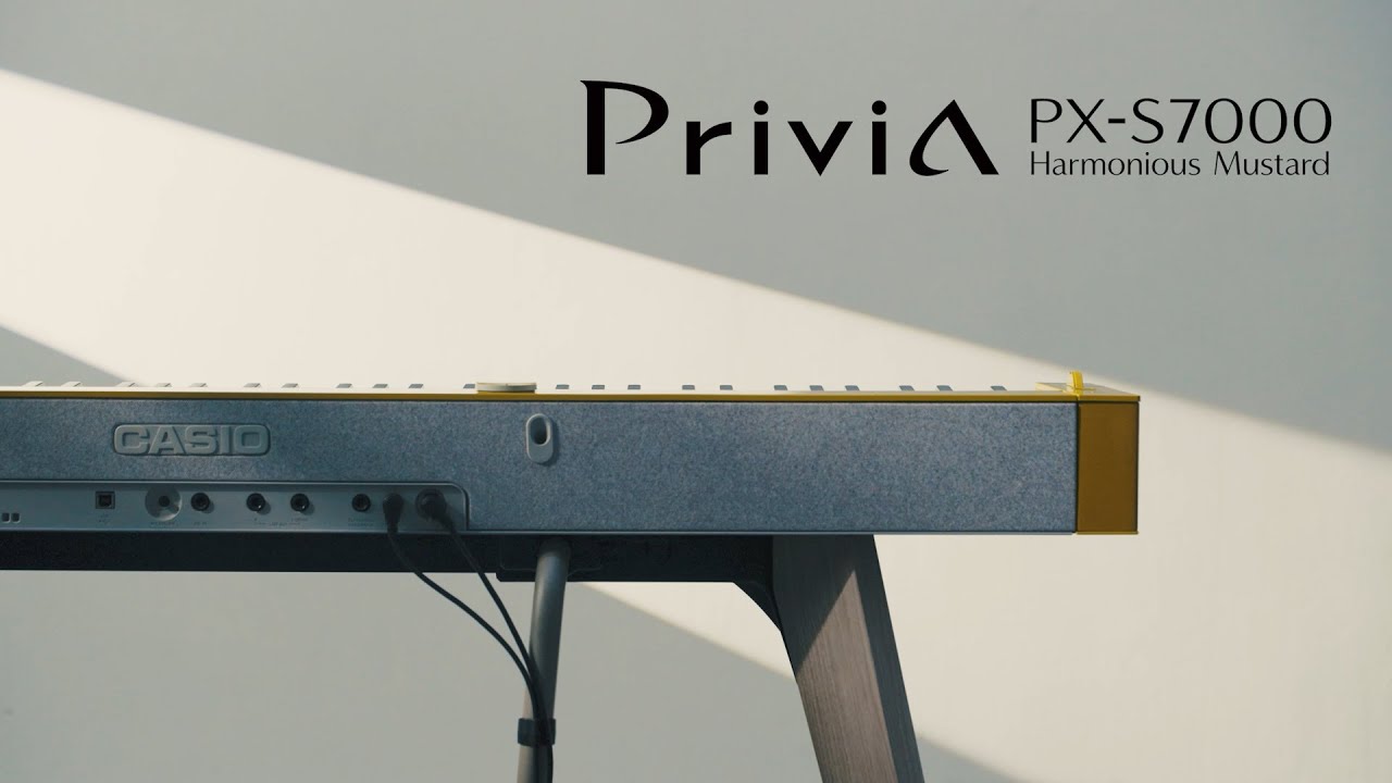 Casio Piano électrique Privia PX-S7000 – Harmonious Mustard