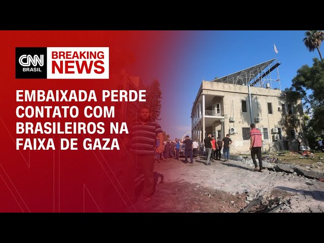 Embaixada perde contato com brasileiros na Faixa de Gaza | BASTIDORES CNN