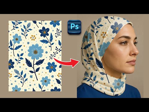 Step by step tutorial   Apply design on subject   Photoshop Tutorial